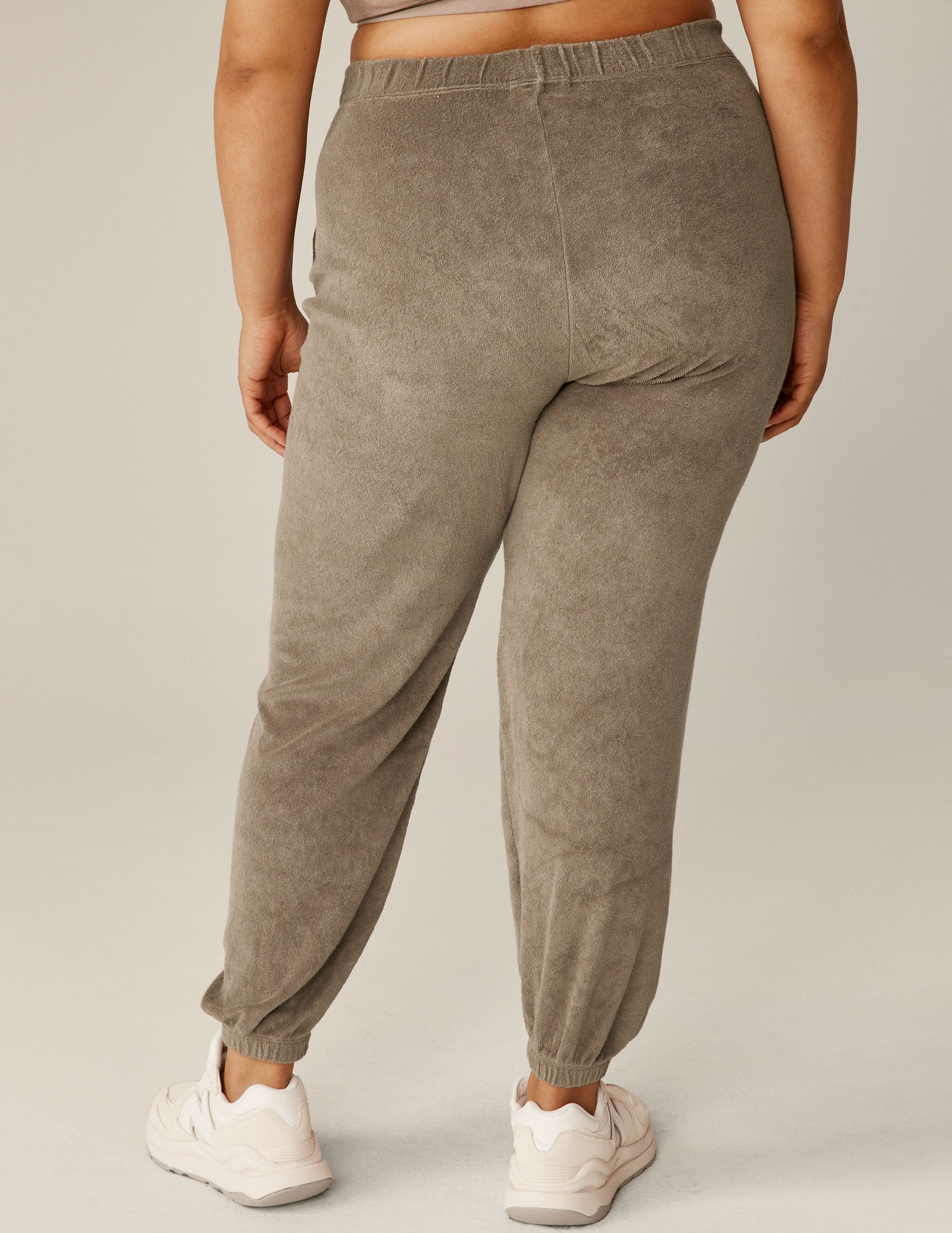 brown terry sweatpant