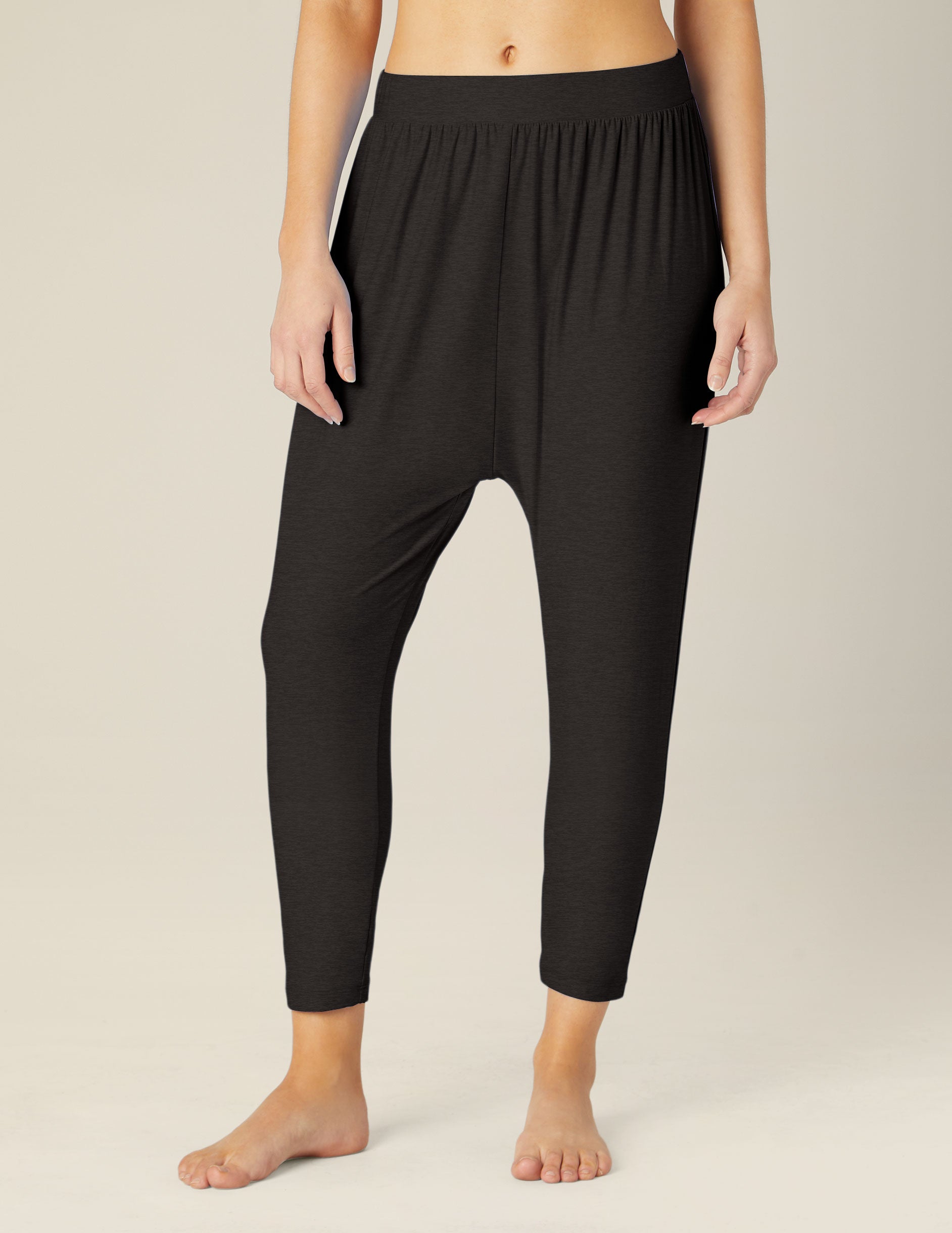black drop crotch pant