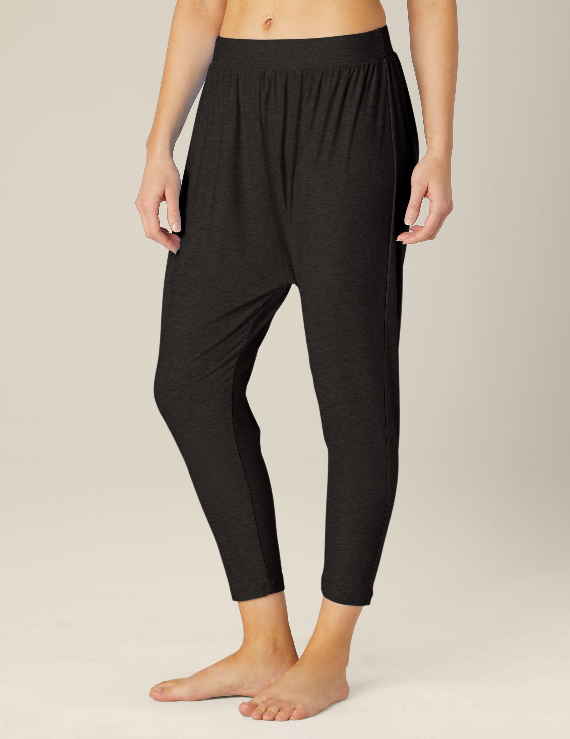 black drop crotch pant