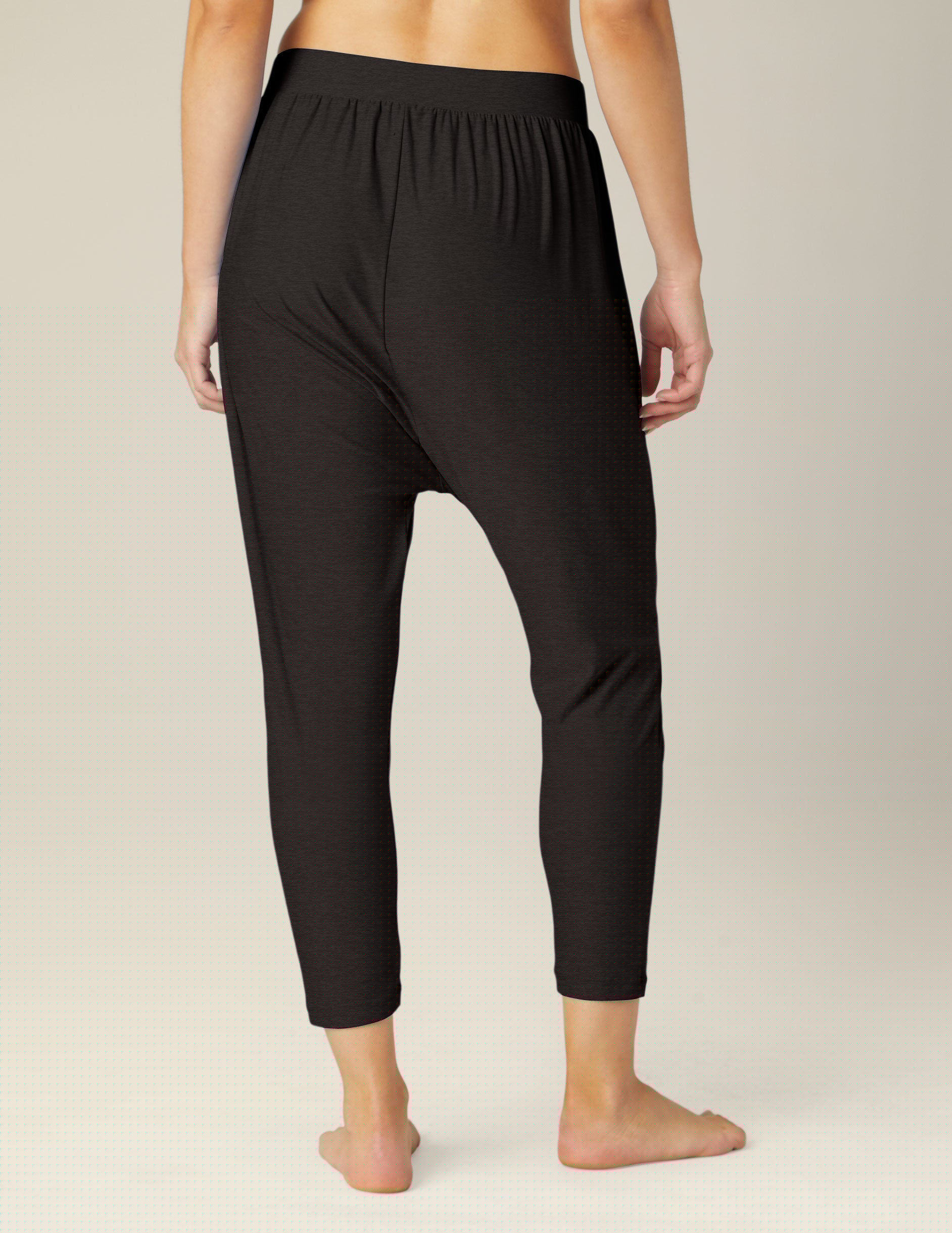 black drop crotch pant