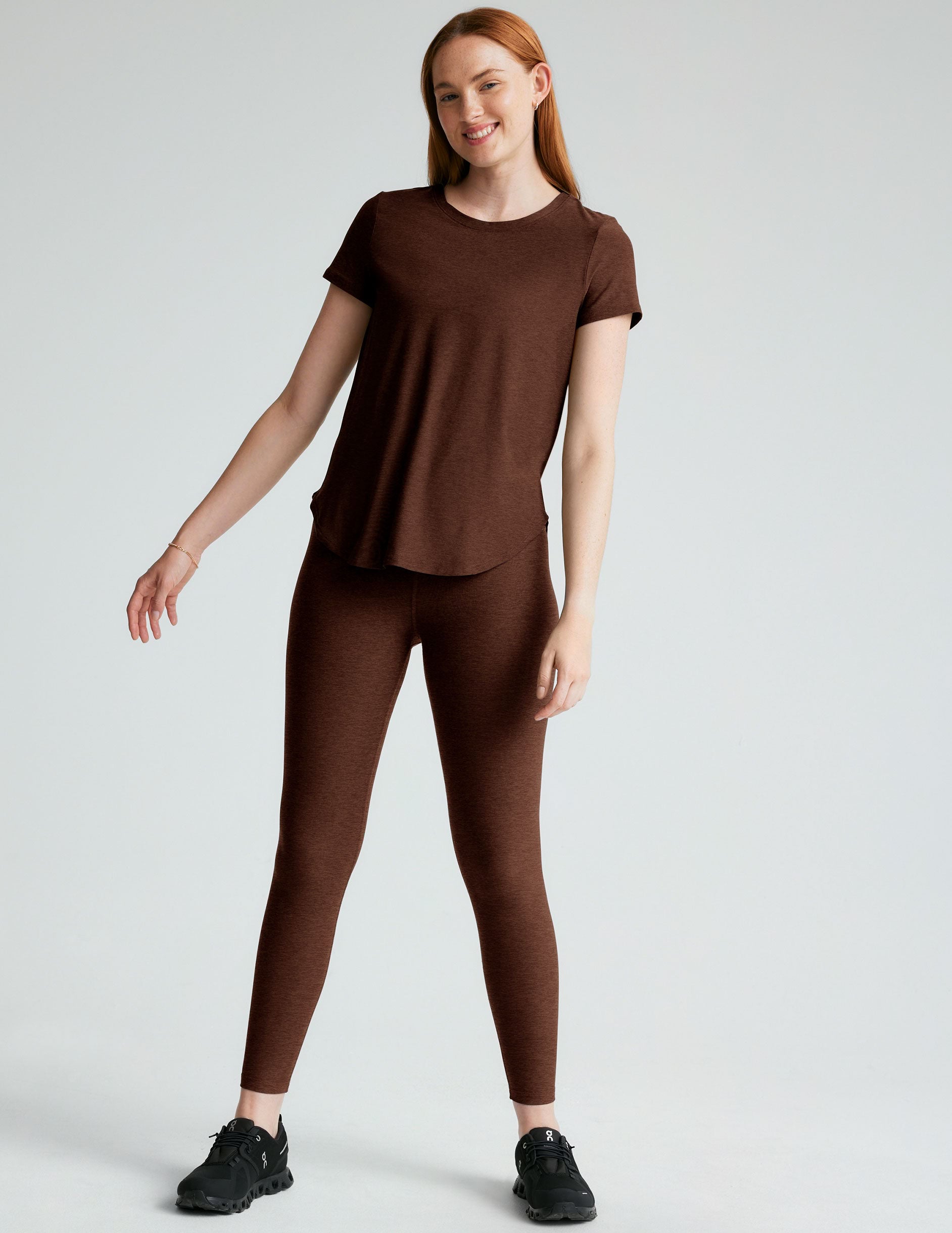 brown tee