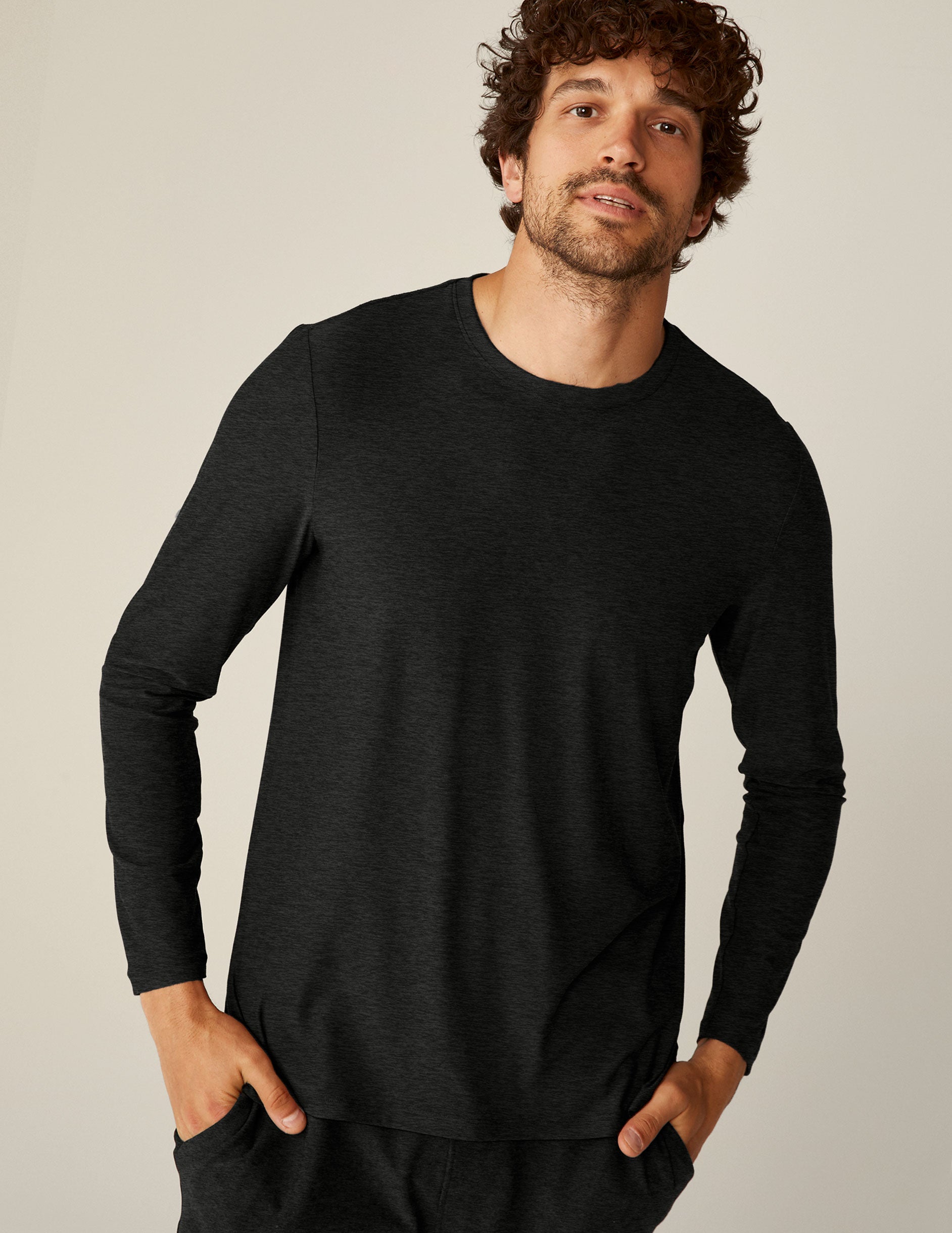black men's long sleeve.