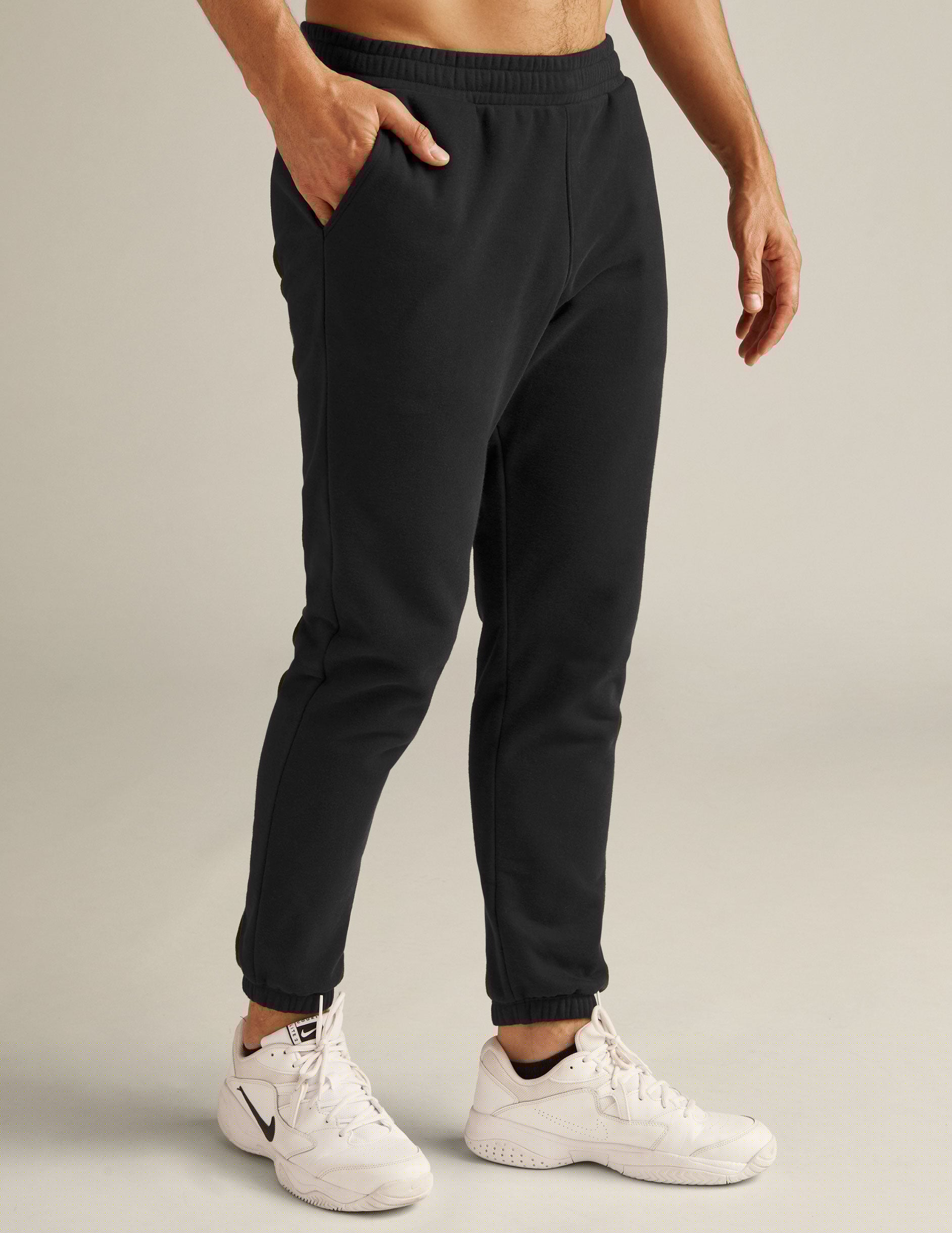 black men's joggers.