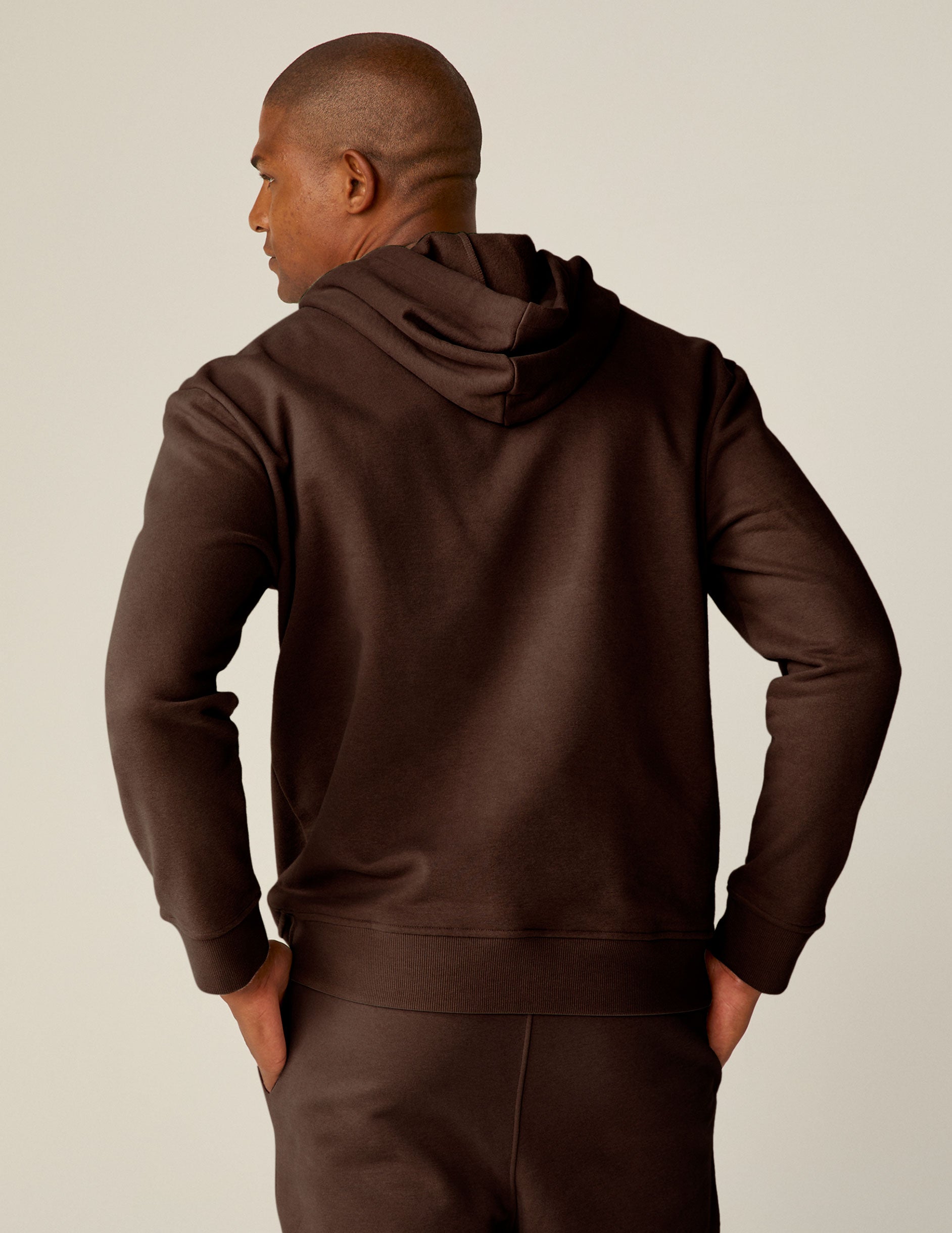 brown mens hoodie jacket.