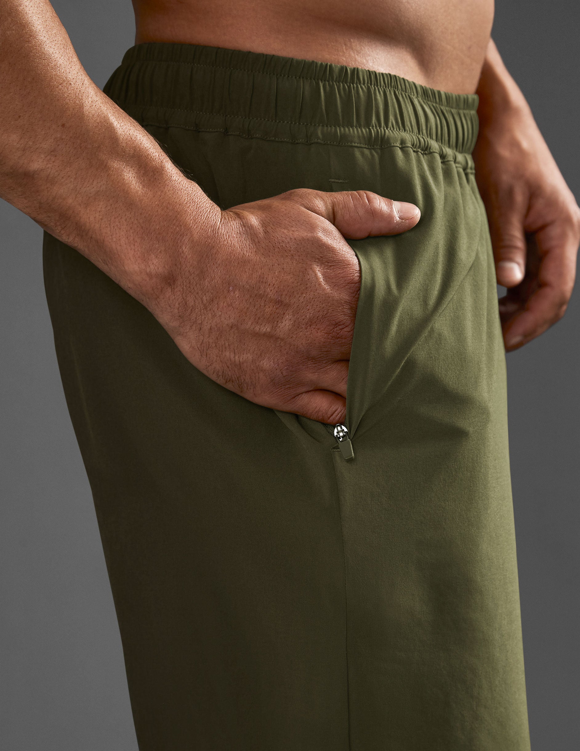 green mens short