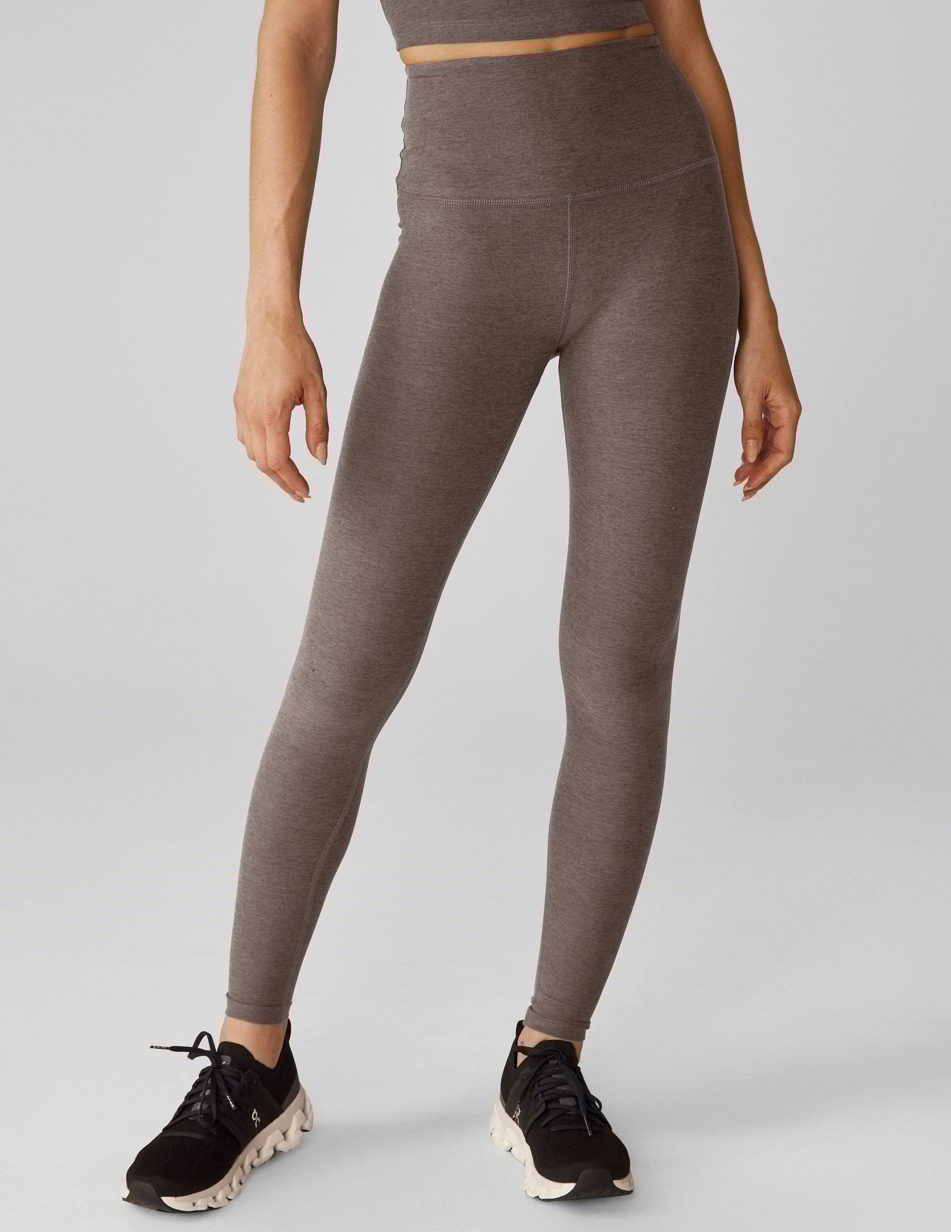brown midi legging