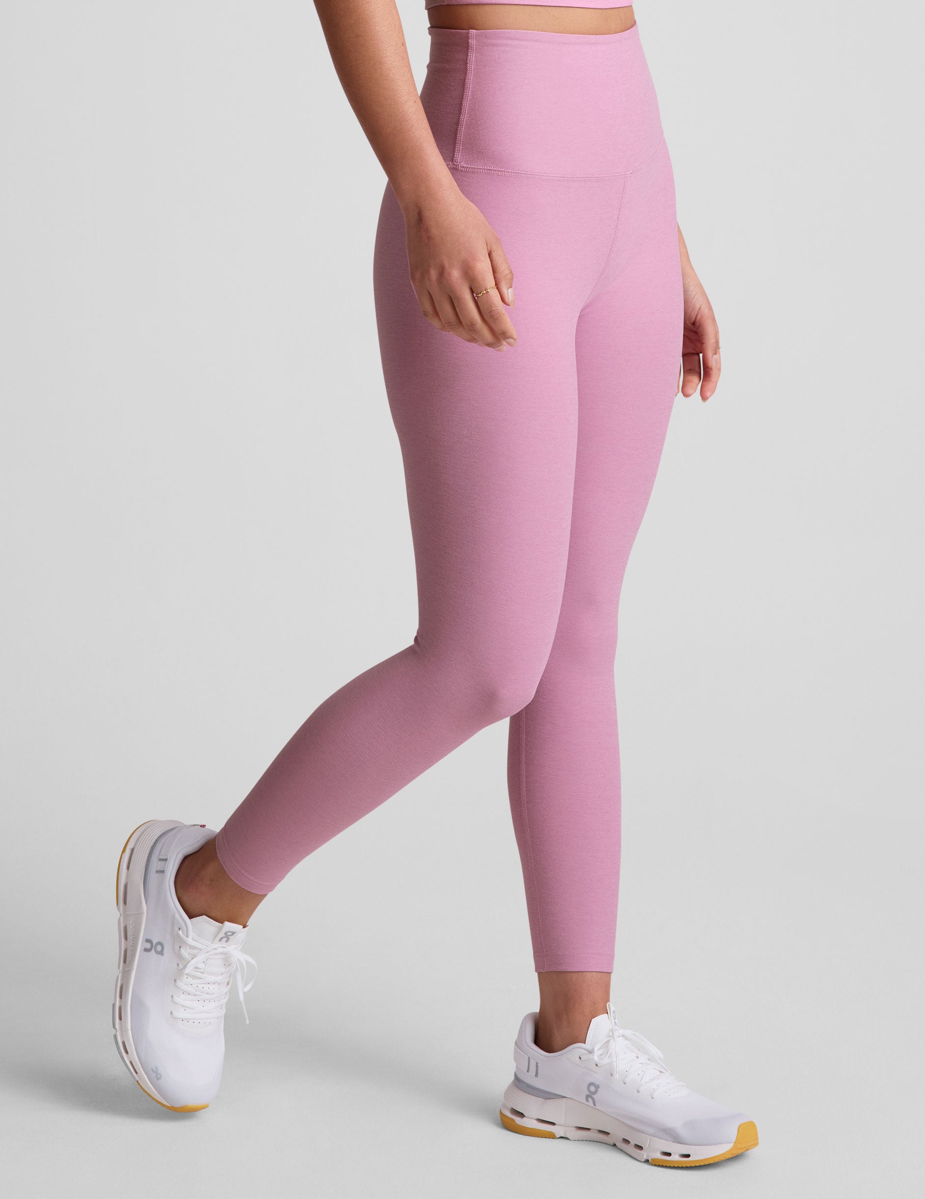 pink midi leggings