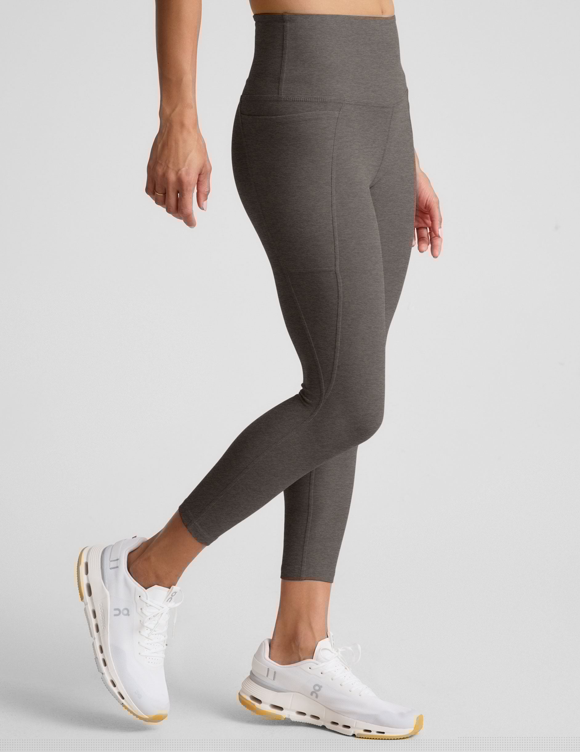 gray capri midi legging