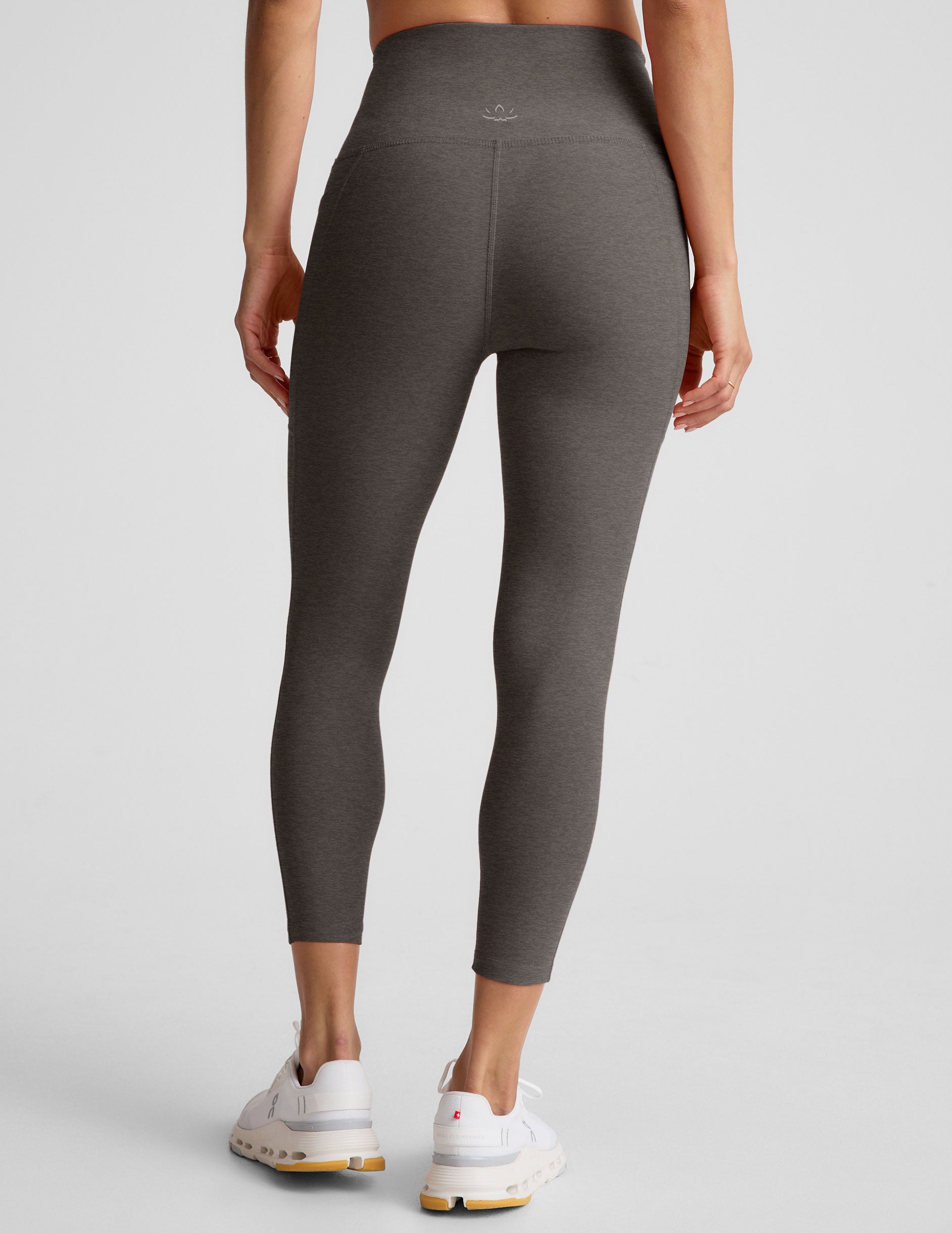 gray capri midi legging