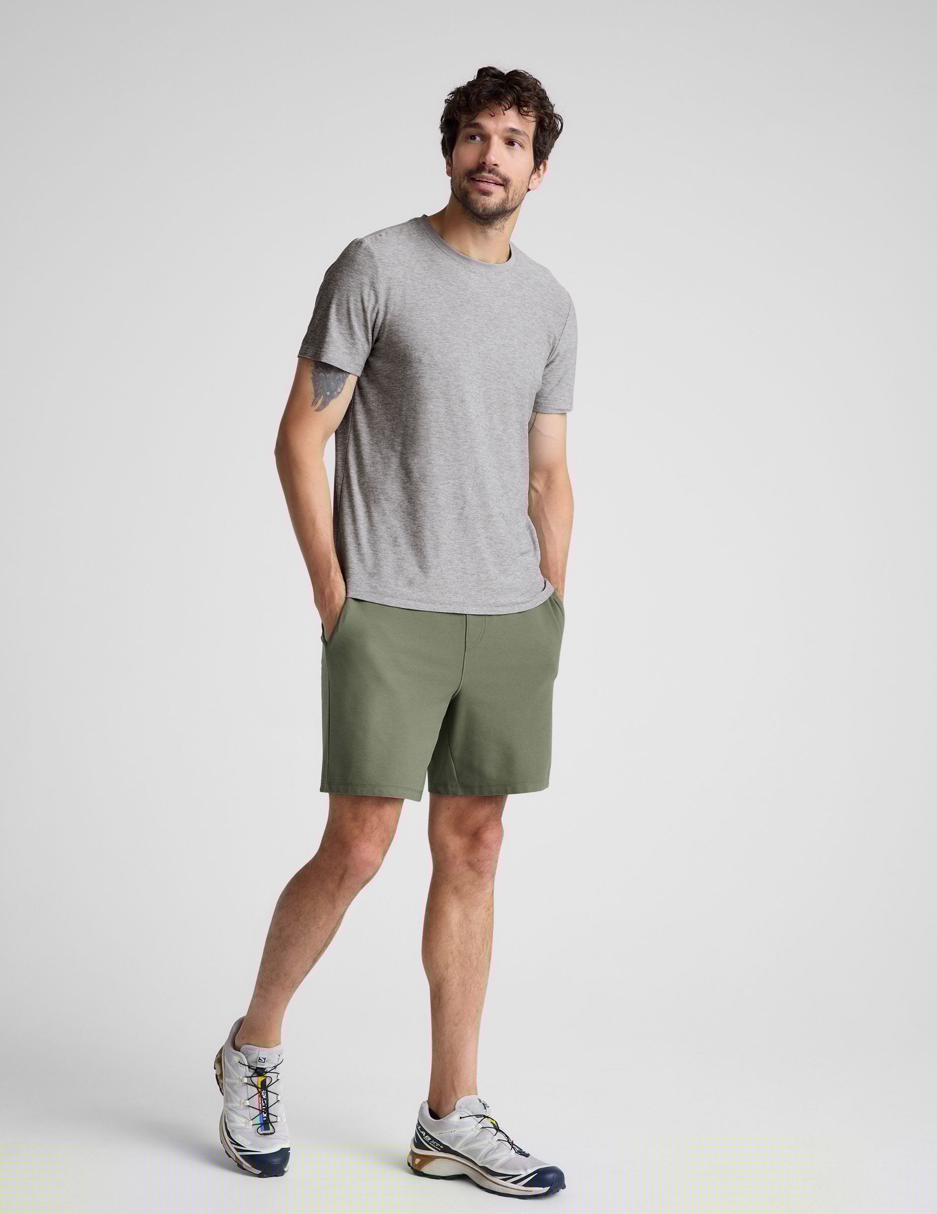 green men's 7" shorts.