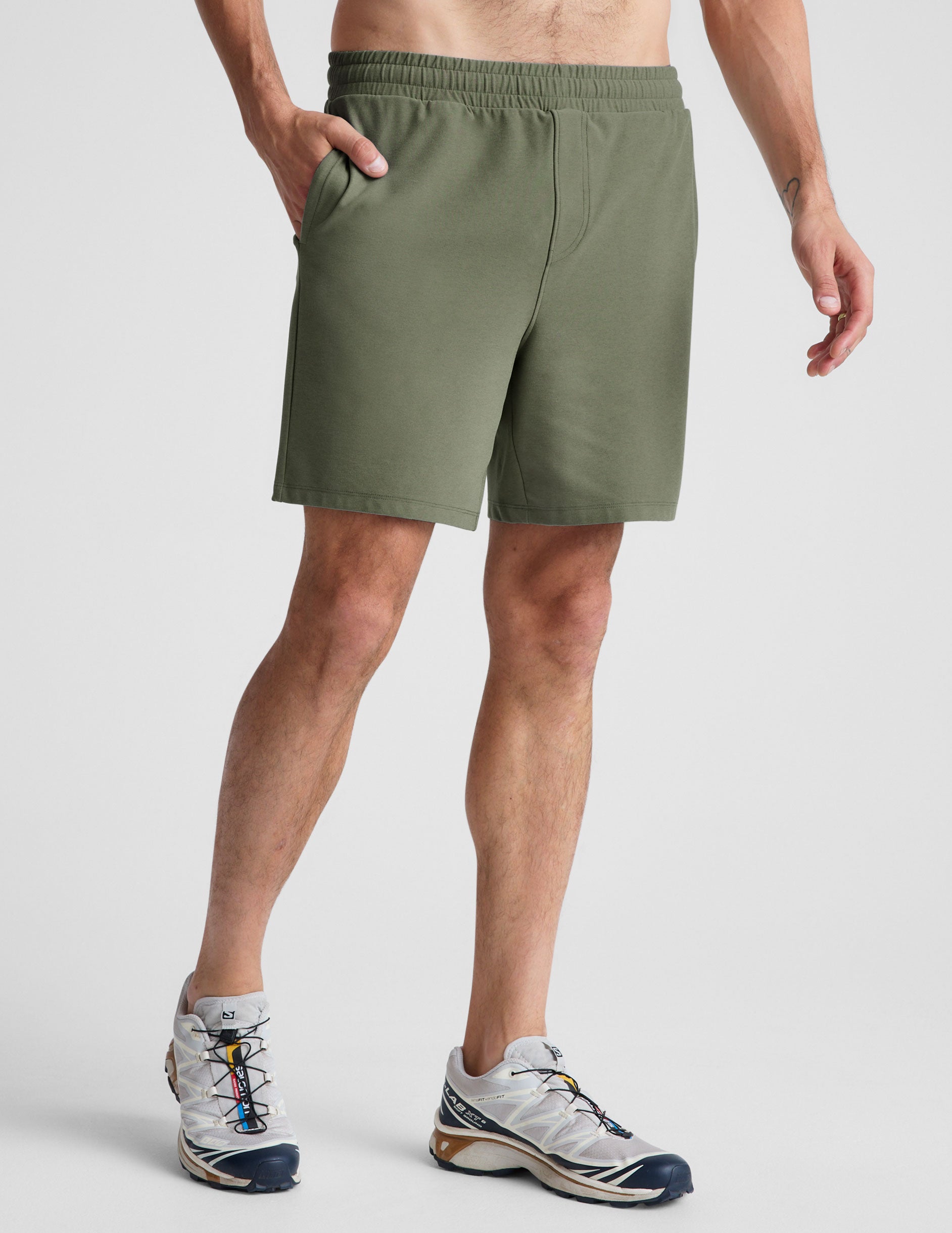 green men's 7" shorts.