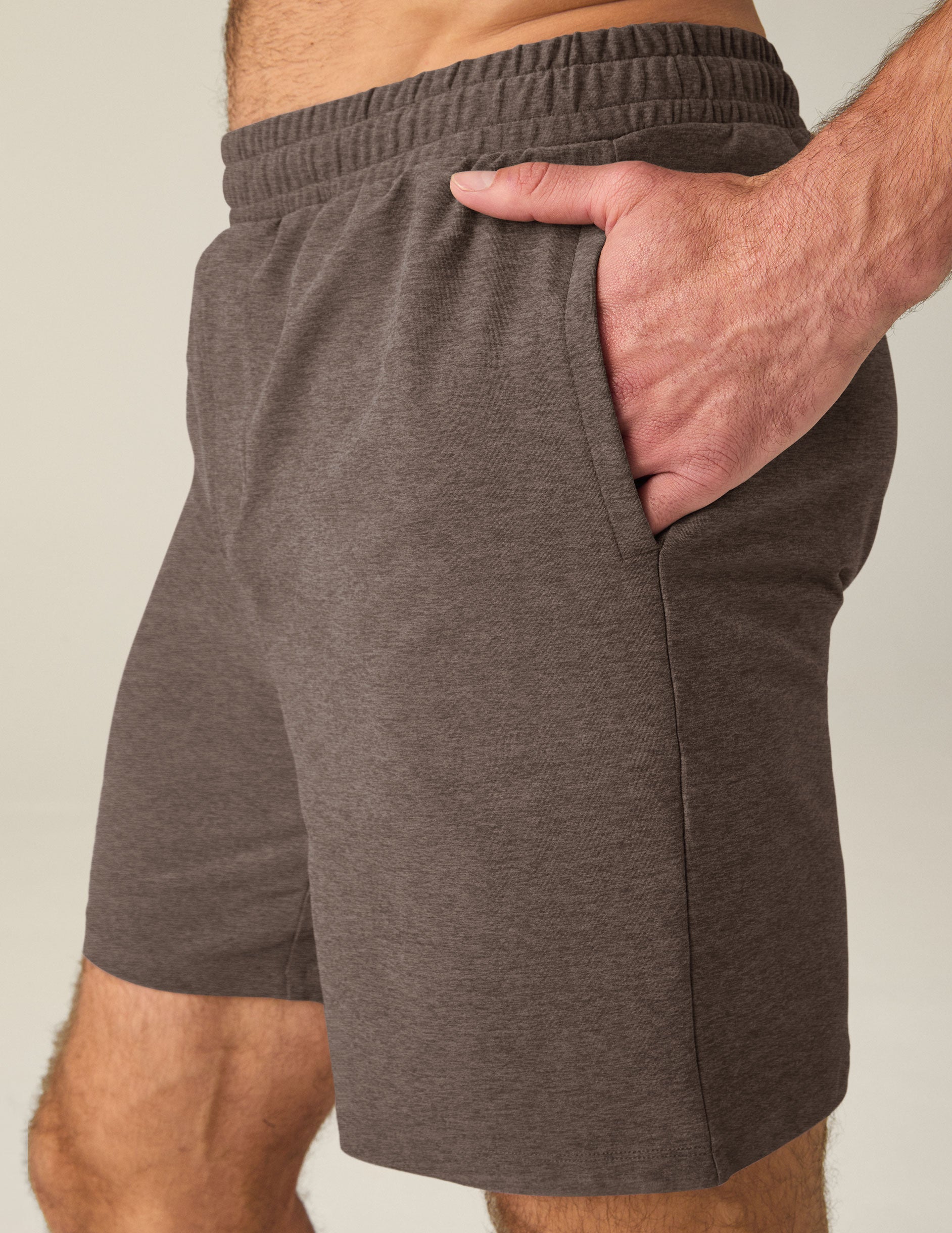 brown men's shorts.