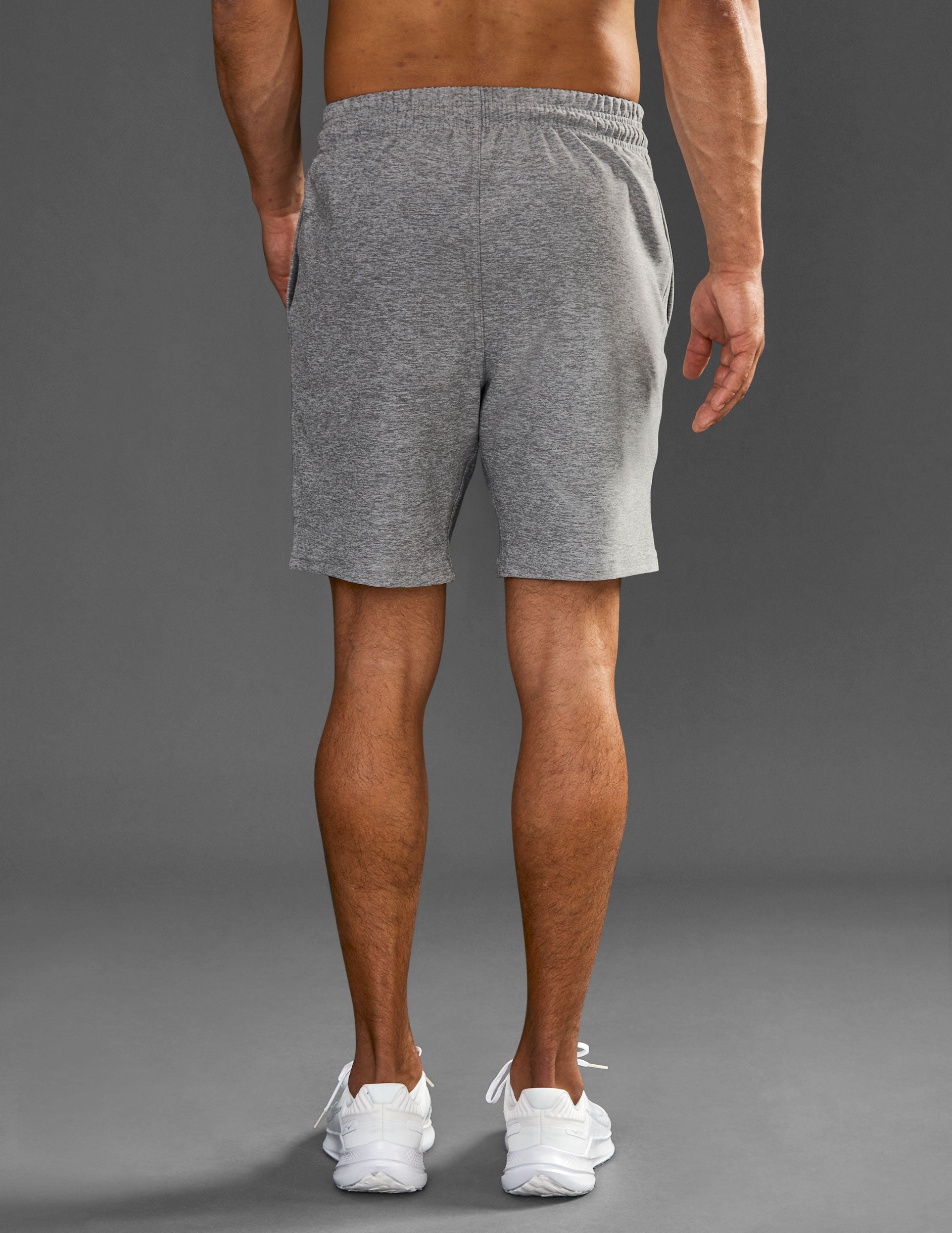 gray mens shorts