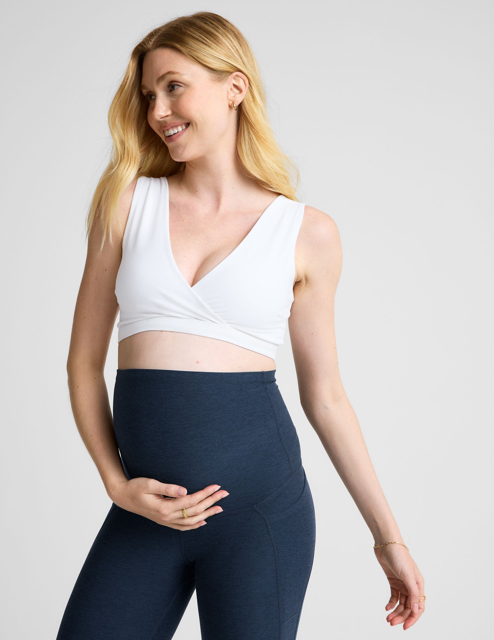 white nursing bra