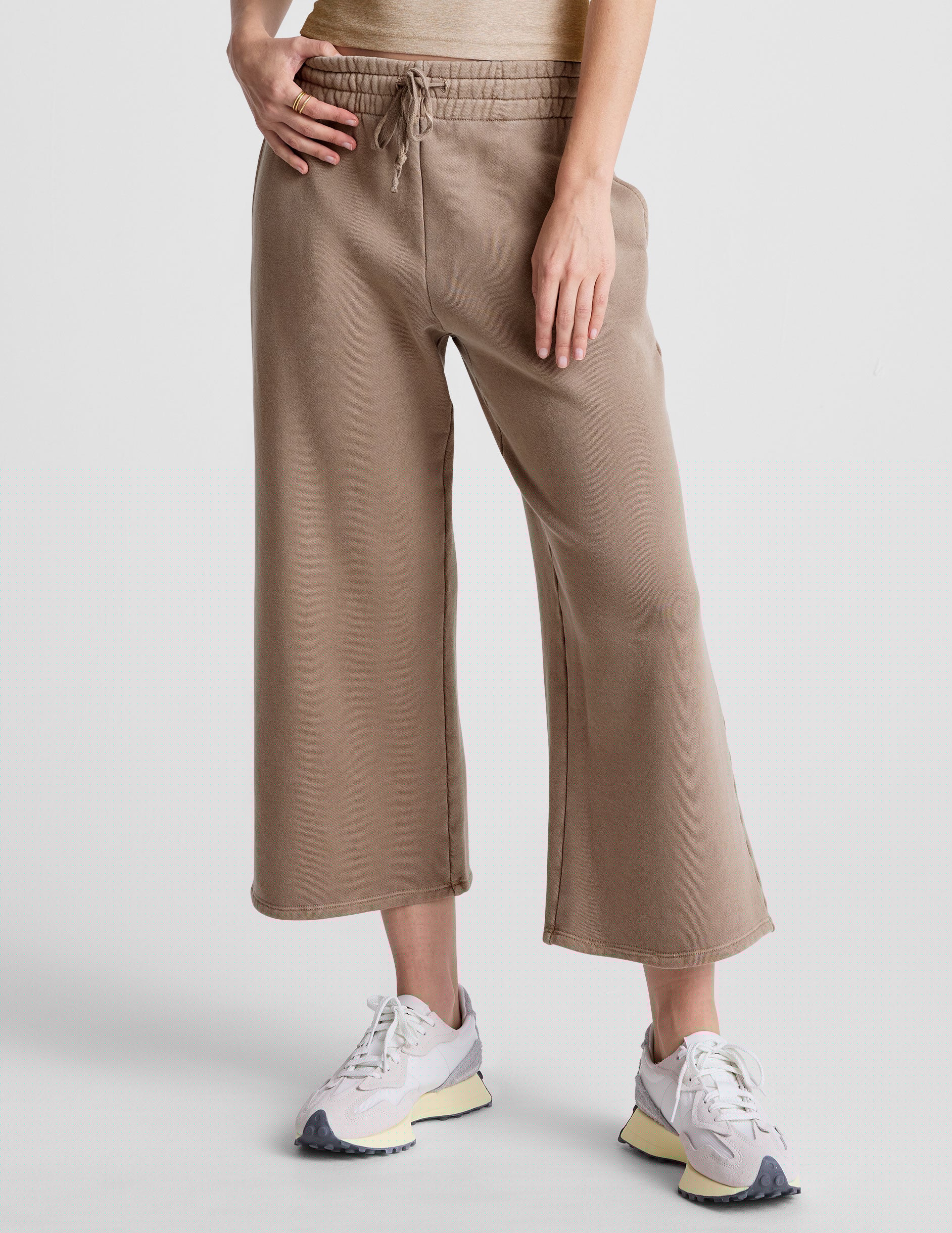 Cali Wide Leg Cropped Pant