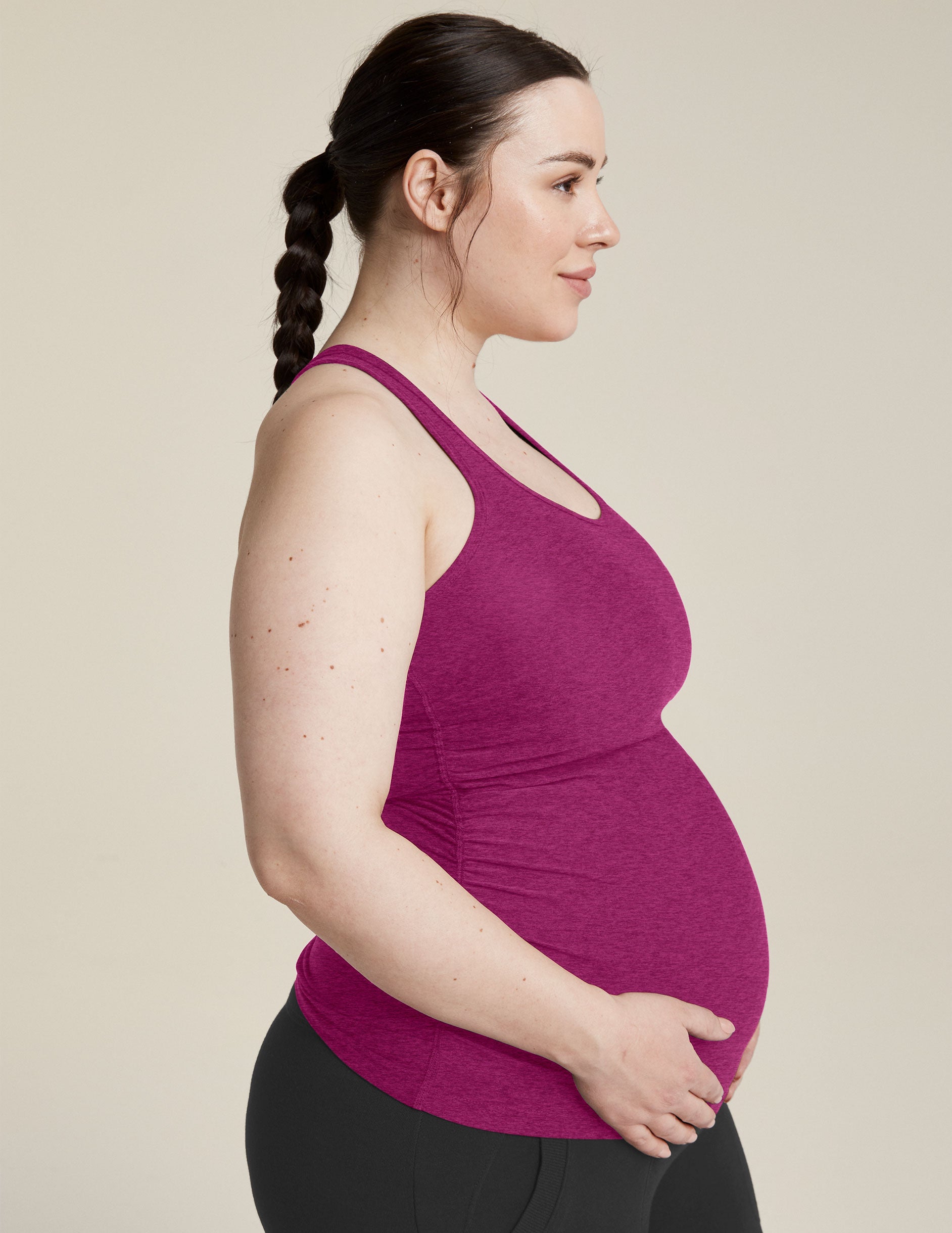 Featherweight Let It Grow Racerback Maternity Tank