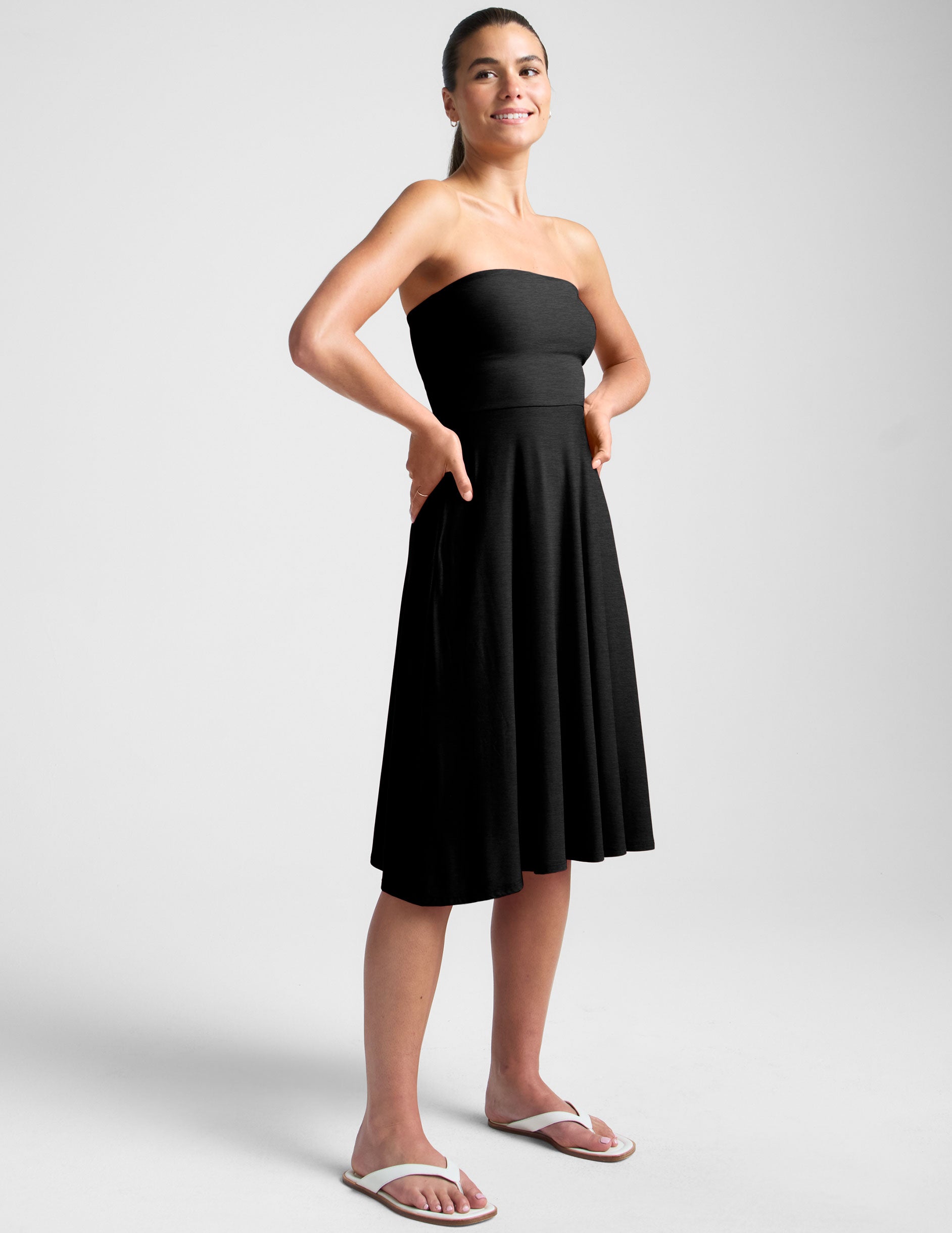 Featherweight Strapless Dress