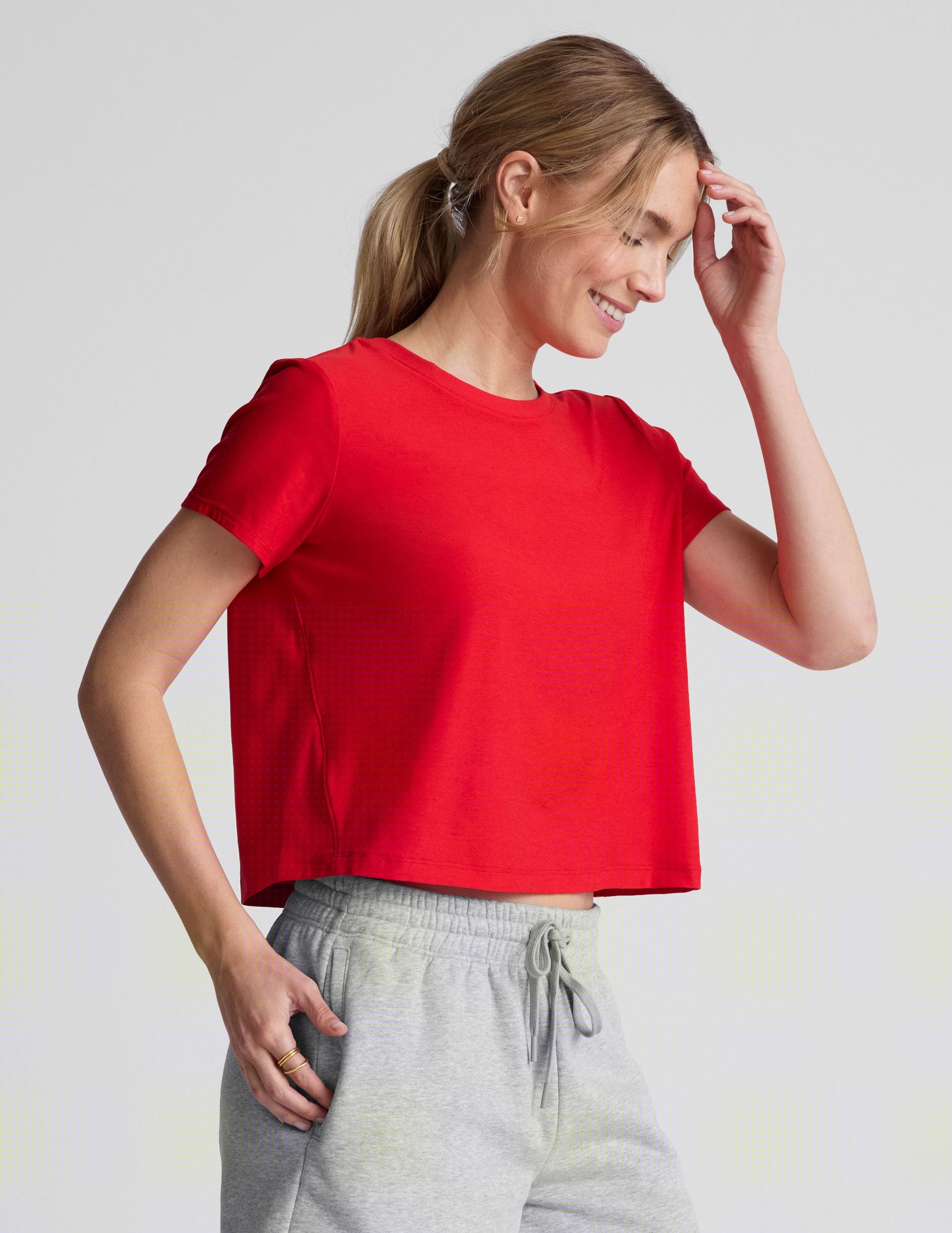 Featherweight Supreme Cropped Tee