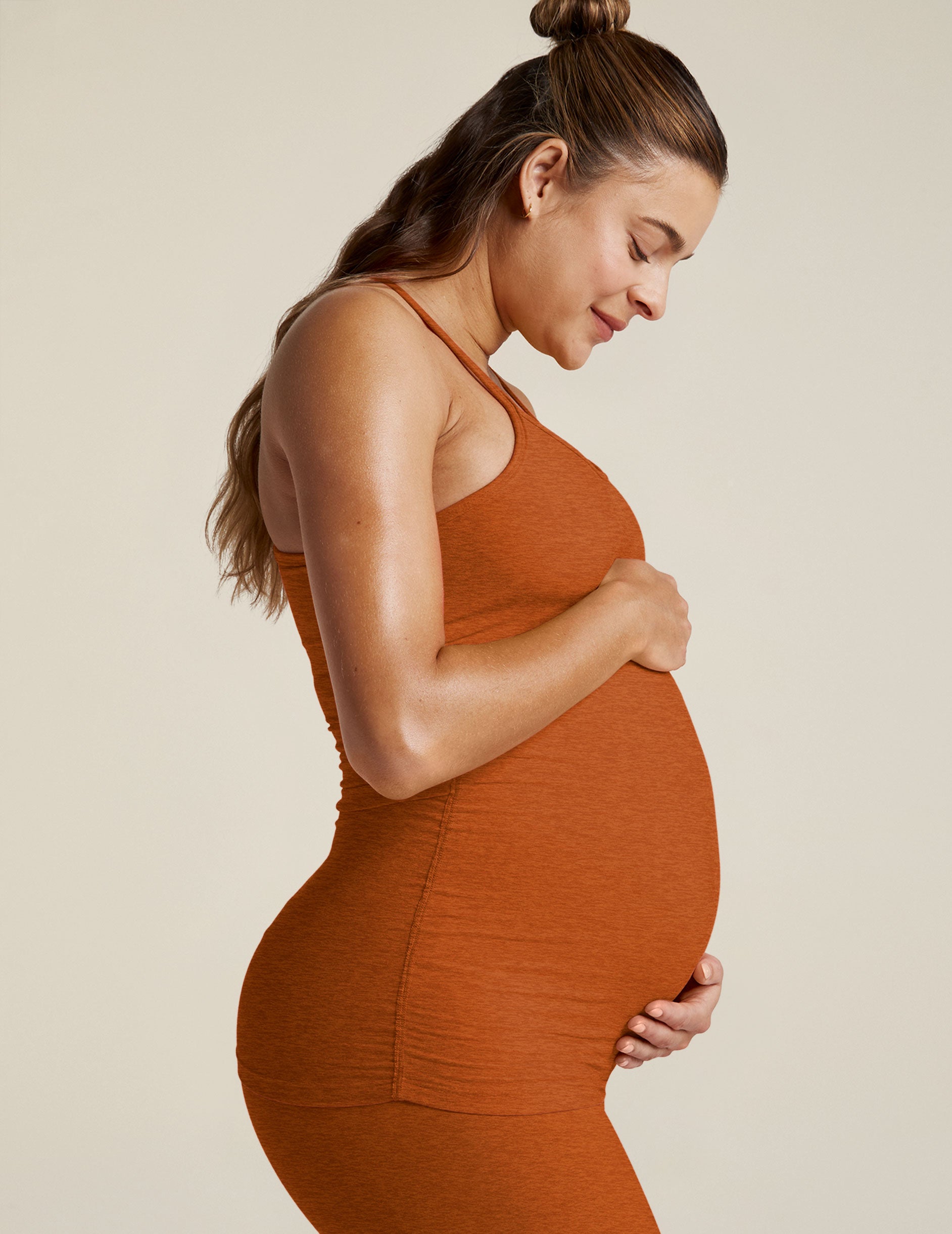 Spacedye Keep Your Cool Maternity Slim Racerback Tank