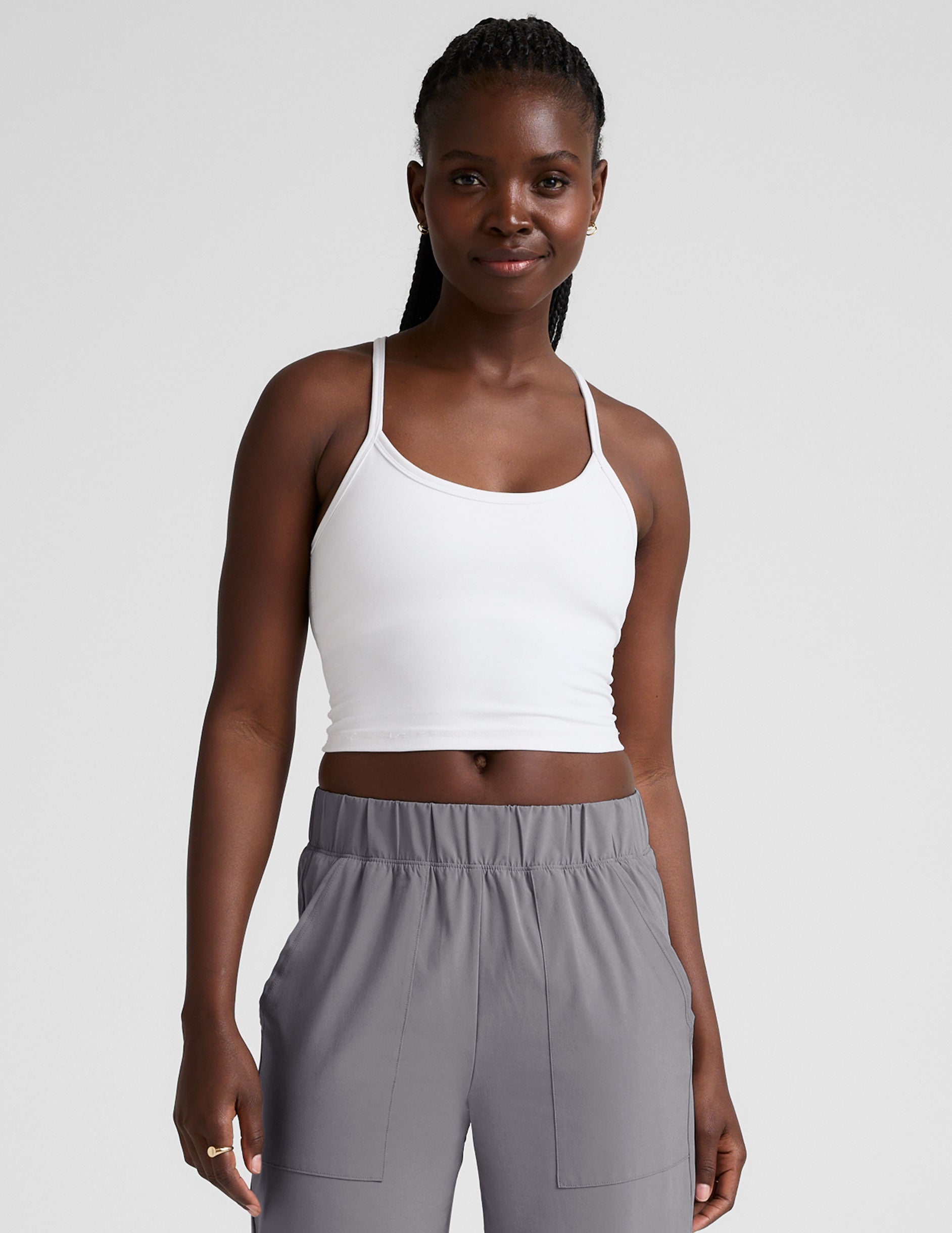 Spacedye Slim Racerback Cropped Tank