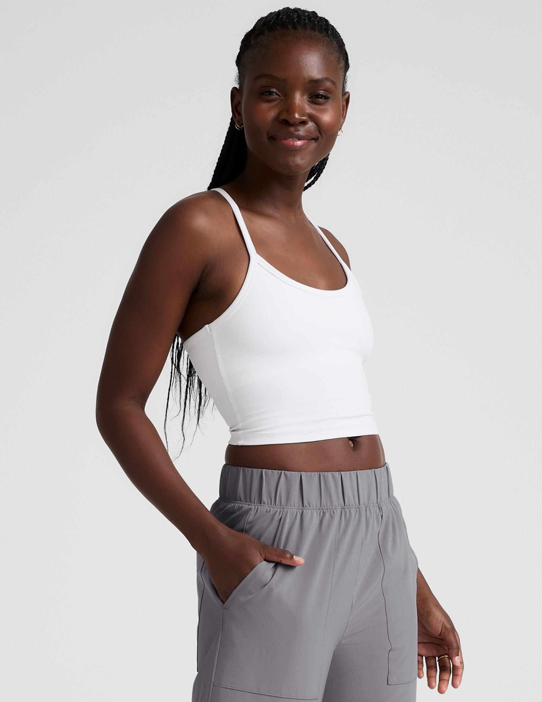Spacedye Slim Racerback Cropped Tank