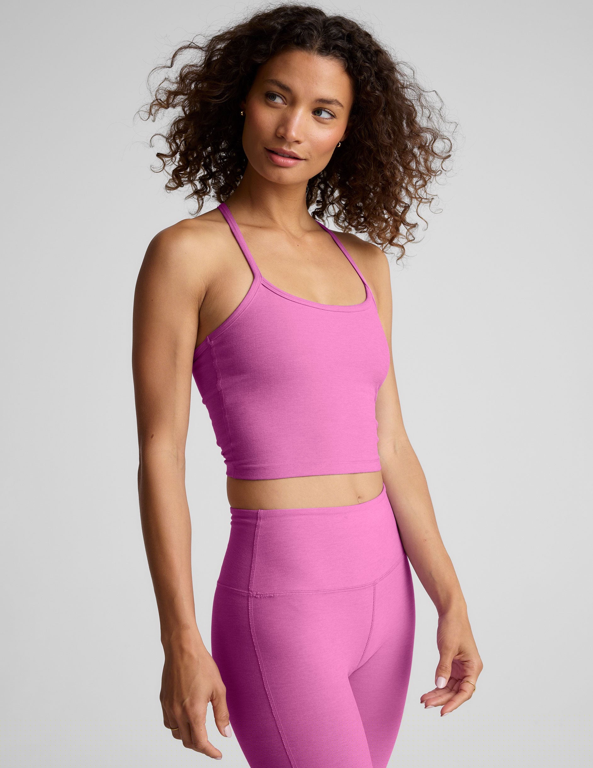 Spacedye Slim Racerback Cropped Tank