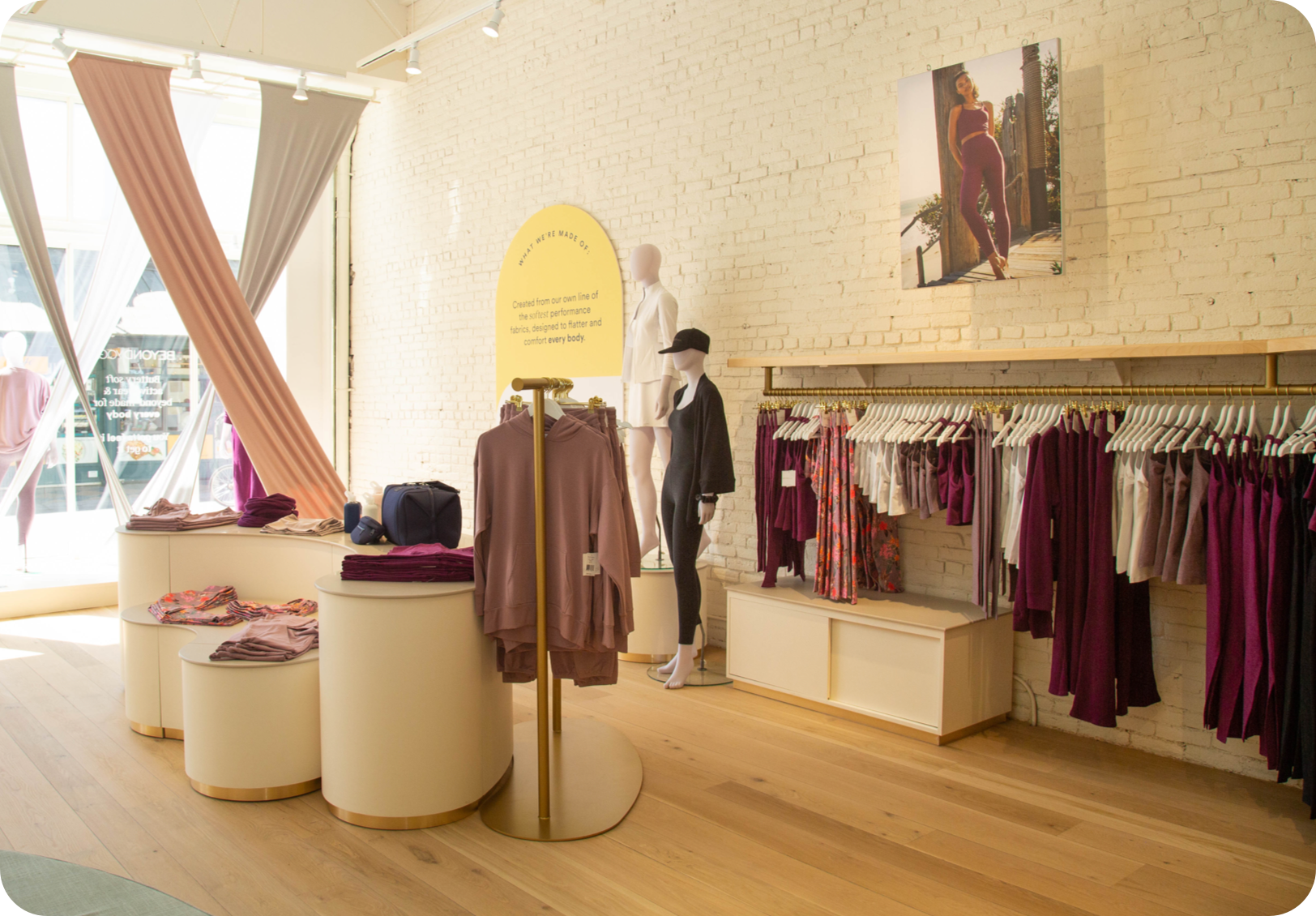 indoor image of santa monica store with a variety of styles