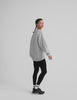grey crewneck oversized sweatshirt. 