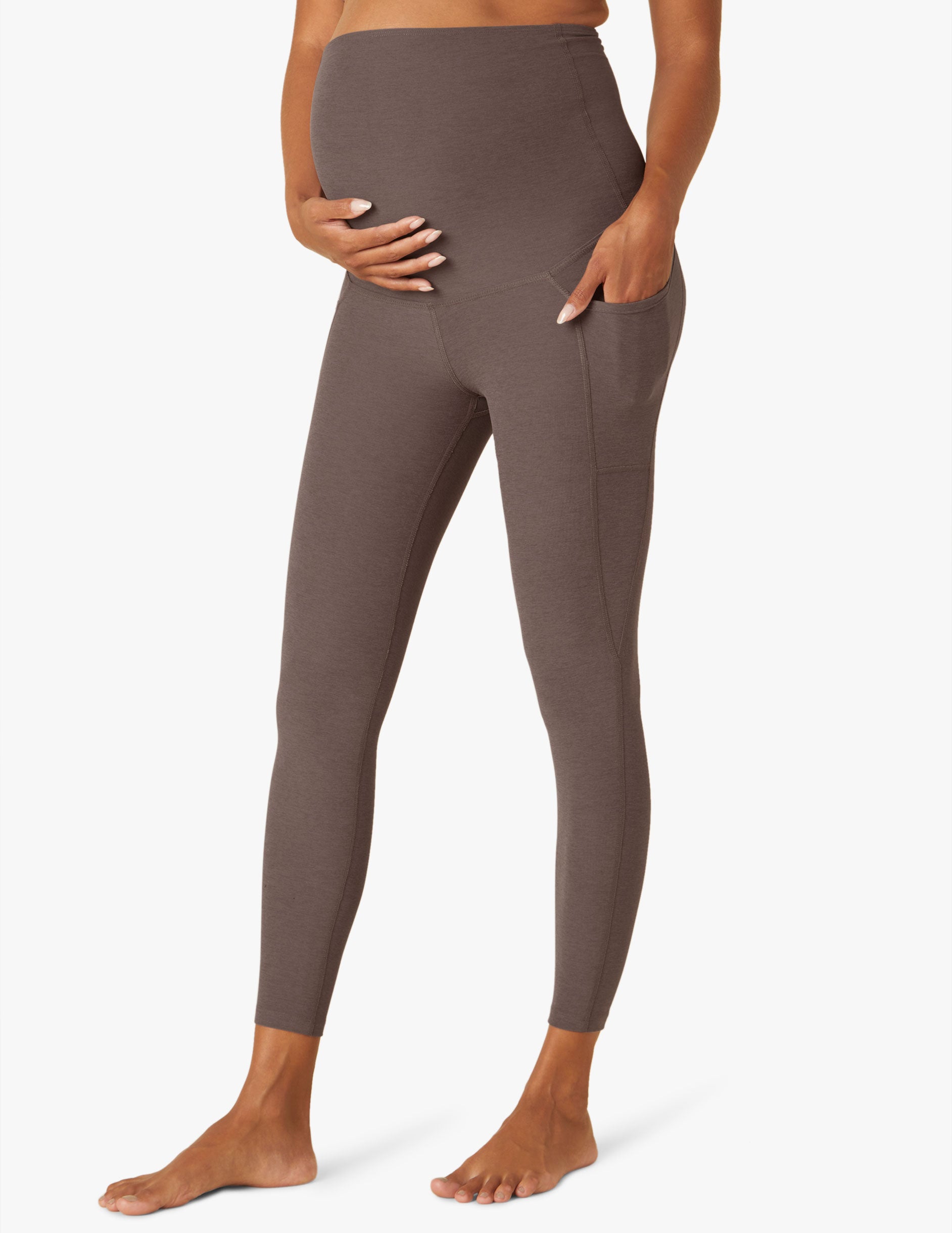 Spacedye Love the Bump Maternity Pocket Midi Legging