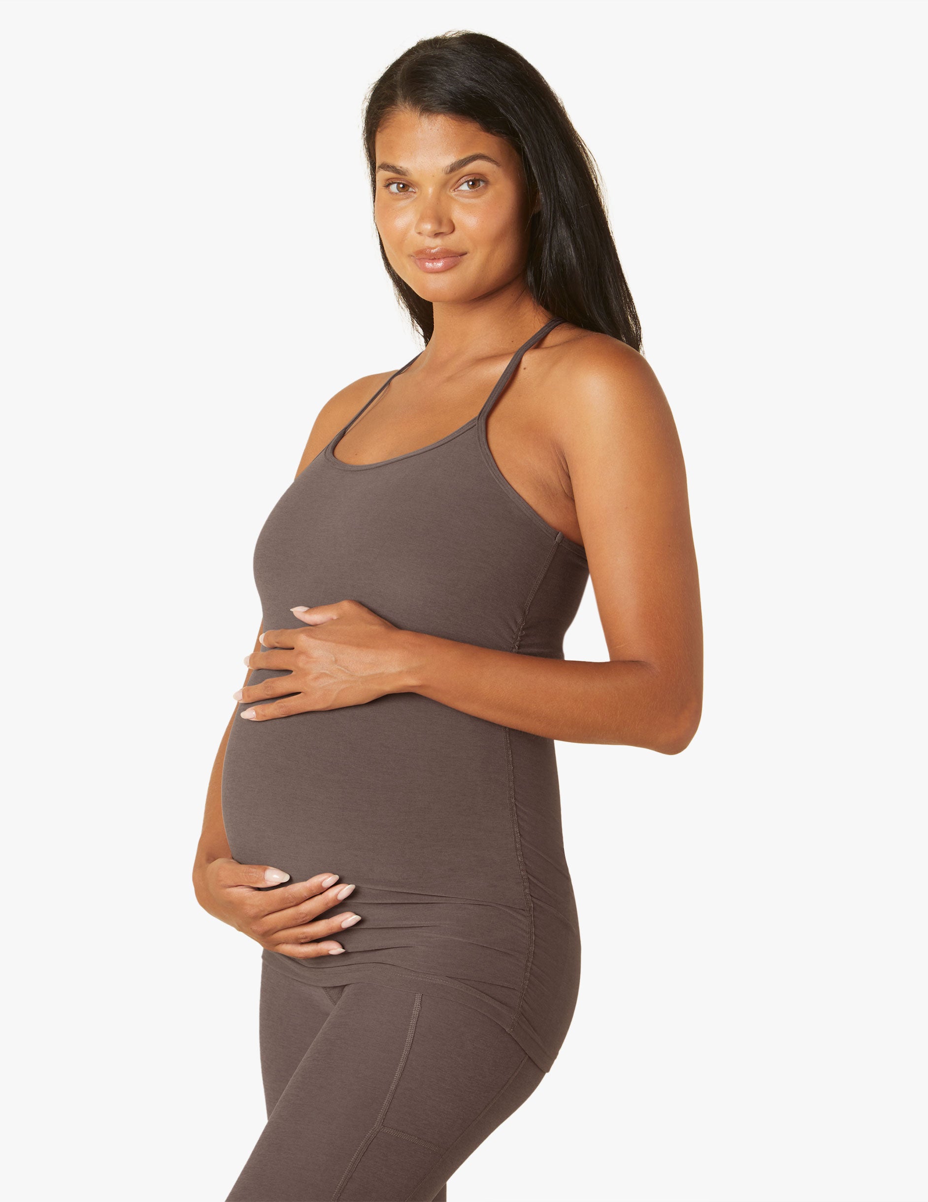 Spacedye Keep Your Cool Maternity Slim Racerback Tank